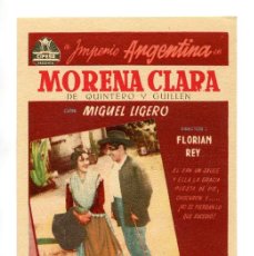 Cine: MORENA CLARA, CON IMPERIO ARGENTINA.. Lote 366120266