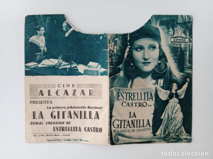 Cinema: FOLLETO DE MANO DE CINE. LA GITANILLA. ESTRELLITA CASTRO