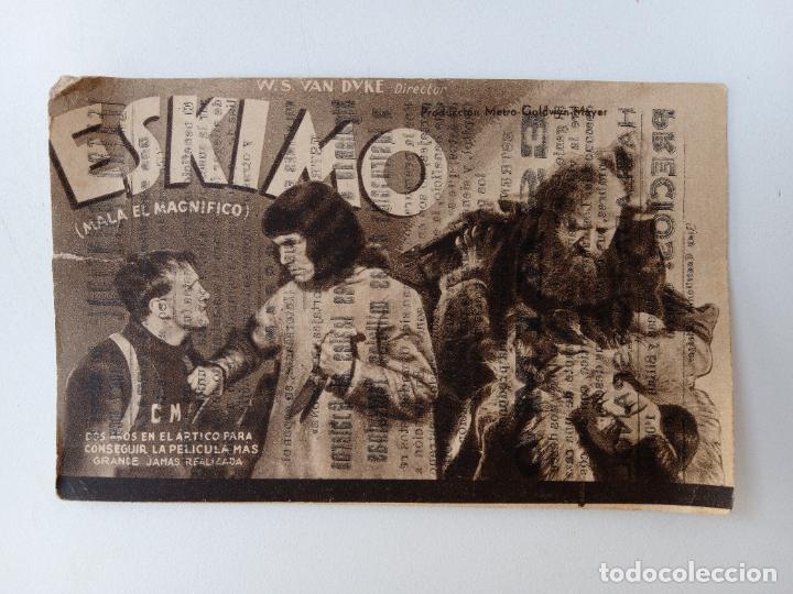 Cinema: FOLLETO DE MANO DE CINE. ESKIMO, MALA EL MAGN&Iacute;FICO