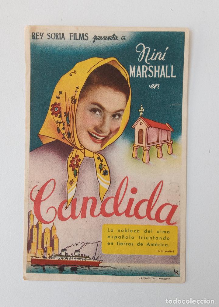 Cinema: FOLLETO DE MANO DE CINE. CANDIDA. NINI MARSHALL