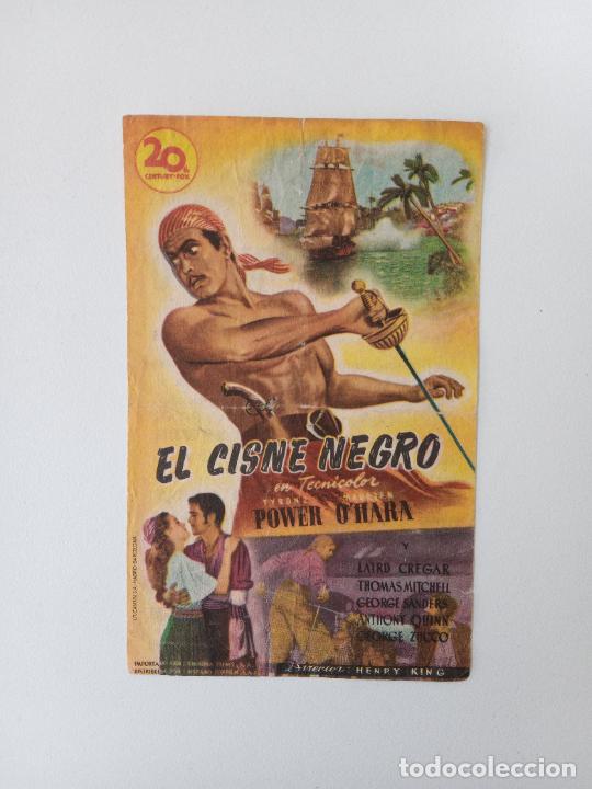 Flyers Publicitaires de Films Anciens: FOLLETO DE MANO DE CINE. EL CISNE NEGRO.