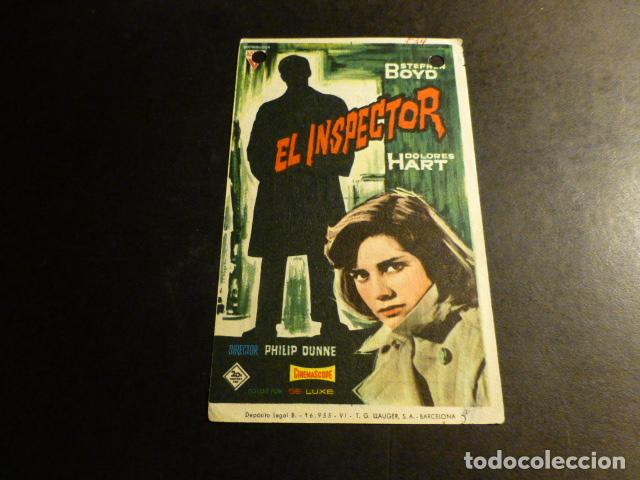 Cine: EL INSPECTOR PROGRAMA DE MANO PUBLICIDAD CINE ARENAS LICEO - Foto 1