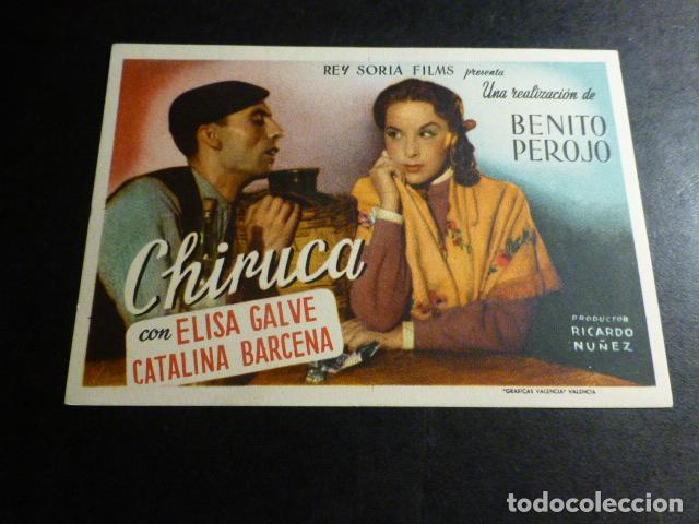 Cine: CHIRUCA PROGRAMA DE MANO CON PUBLICIDAD - Foto 1