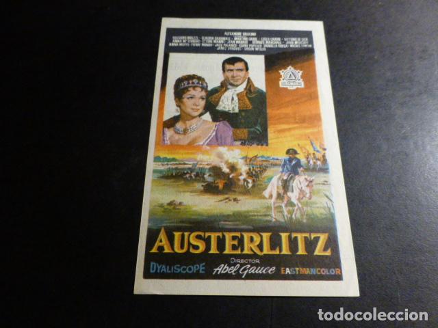 Cine: AUSTERLITZ PROGRAMA DE MANO CON PUBLICIDAD CINE IDEAL ALICANTE - Foto 1