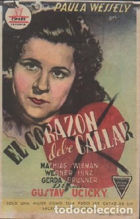 Cine: PROGRAMA DE CINE: EL CORAZ&Oacute;N DEBE CALLAR PC-5970 - Foto 1