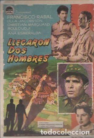 Cine: PROGRAMA DE CINE: LLEGARON DOS HOMBRES PC-5975 - Foto 1
