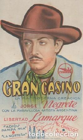 Cine: PROGRAMA DE CINE: GRAN CASINO PC-6000 - Foto 1
