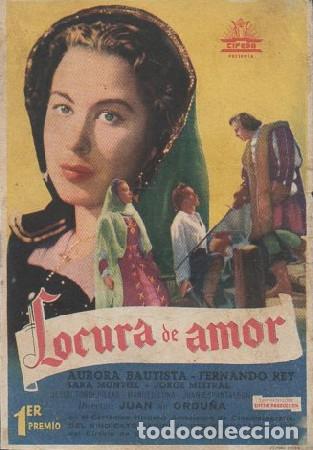 Cine: PROGRAMA DE CINE: LOCURA DE AMOR PC-6005 - Foto 1