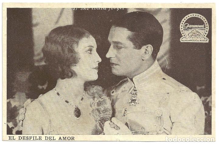 Cine: PTCC 163 EL DESFILE DEL AMOR PROGRAMA TARJETA PARAMOUNT CHEVALIER MACDONALD G2 - Foto 1