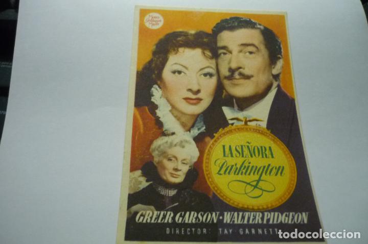Cine: PROGRAMA LA SE&Ntilde;ORA PARKINGTON- GREER GARSON - Foto 1
