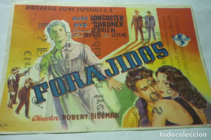 Cinema: programa forajidos.-burt lancaster.-publicidad cine espa&ntilde;a-berga