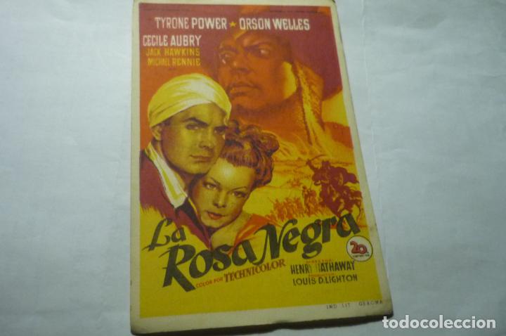 Cine: programa la rosa negra,.tyrone power.-cine bayer benicasim - Foto 1