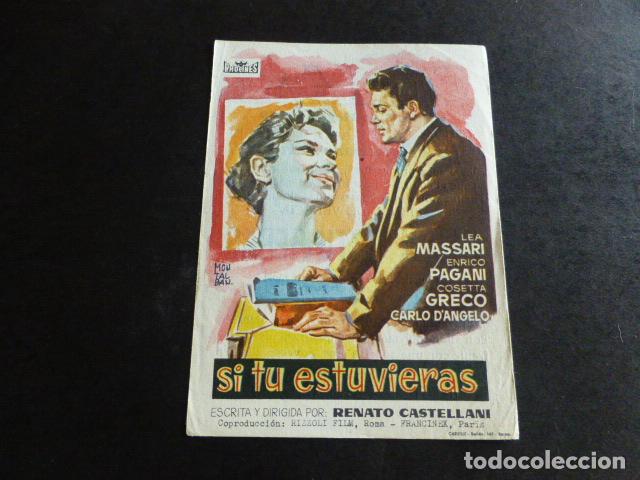 Cine: SI TU ESTUVIERAS PROGRAMA DE CINE CON PUBLICIDAD CINE MARI LEON - Foto 1