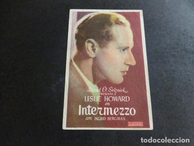 Cine: INTERMEZZO PROGRAMA DE CINE CON PUBLICIDAD CINEMA SABOYA - Foto 1