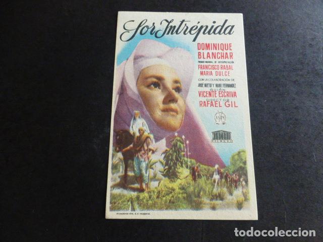 Cine: SOR INTREPIDA PROGRAMA DE CINE CON PUBLICIDAD CINE CORDON BURGOS - Foto 1