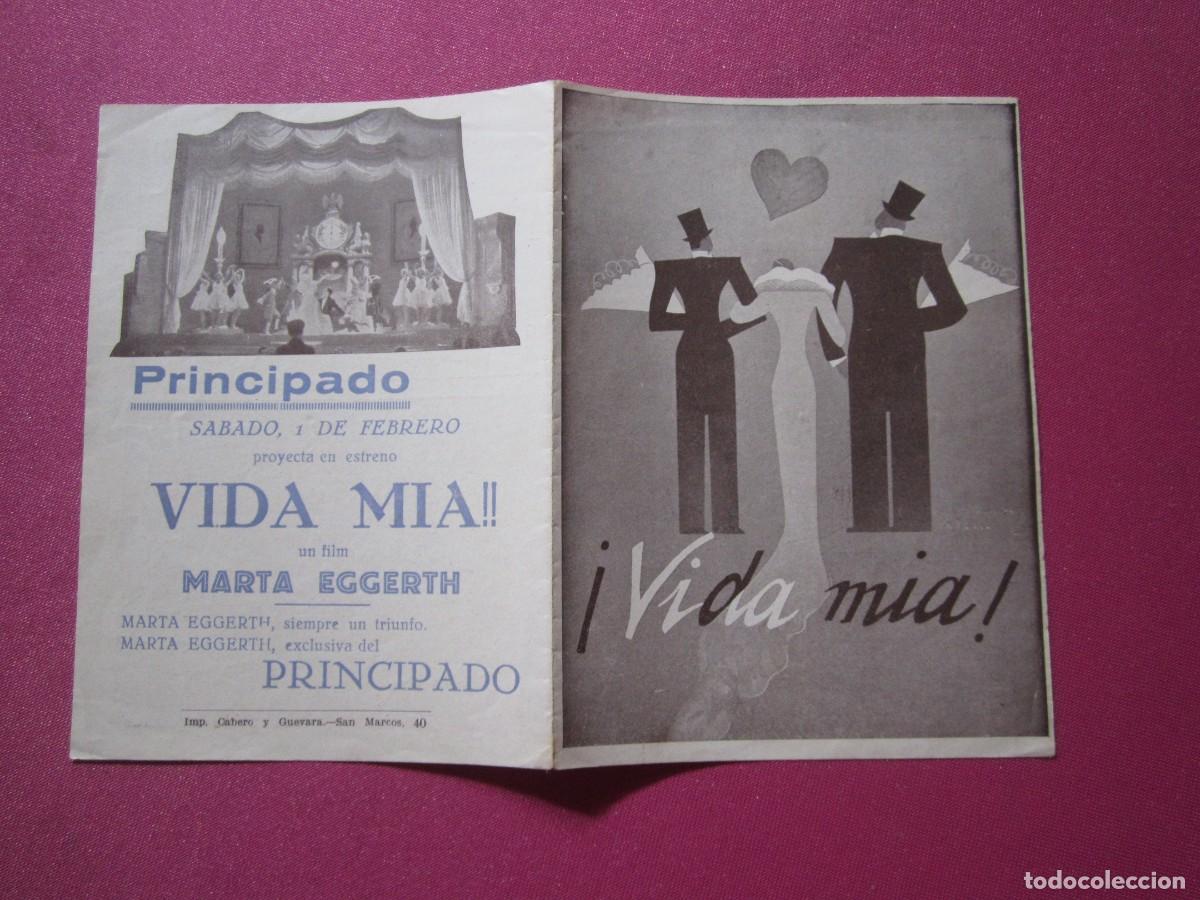 Cine: VIDA MIA MARTA EGGERTH PROGRAMA DE CINE DOBLE C2 NUEVA - Foto 6