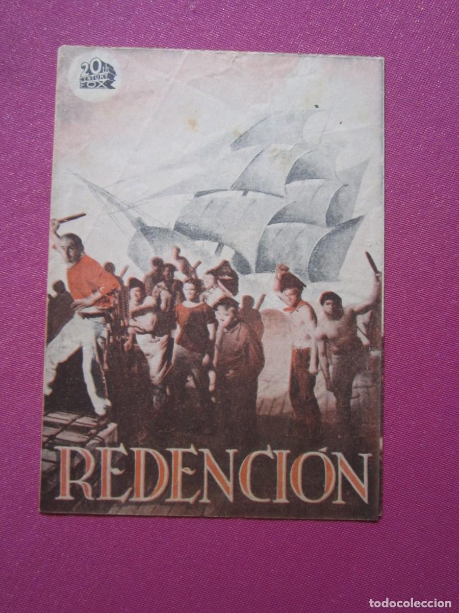 Cine: REDENCION PROGRAMA DE CINE DE TRIPTICO W. BEERY C2 NUEVA - Foto 2