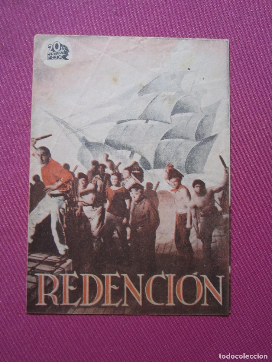Cine: REDENCION PROGRAMA DE CINE DE TRIPTICO W. BEERY C2 NUEVA - Foto 3