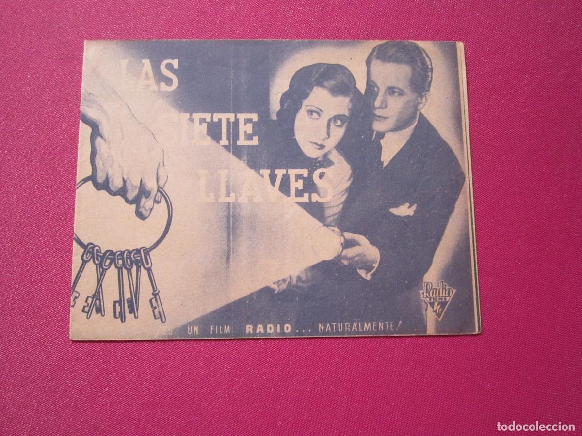 Cine: LAS SIETE LLAVES PROGRAMA DE CINE DOBLE C2 NUEVA - Foto 2