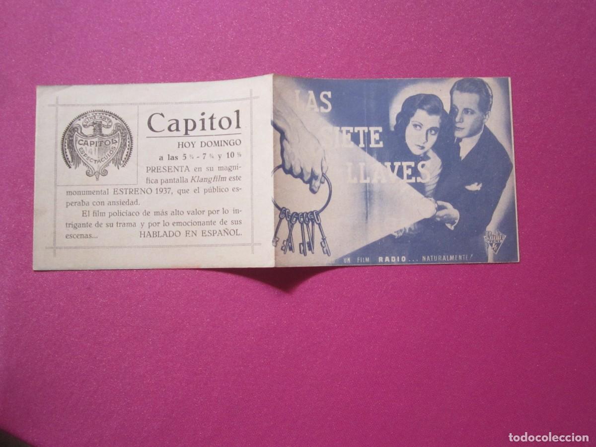 Cine: LAS SIETE LLAVES PROGRAMA DE CINE DOBLE C2 NUEVA - Foto 4