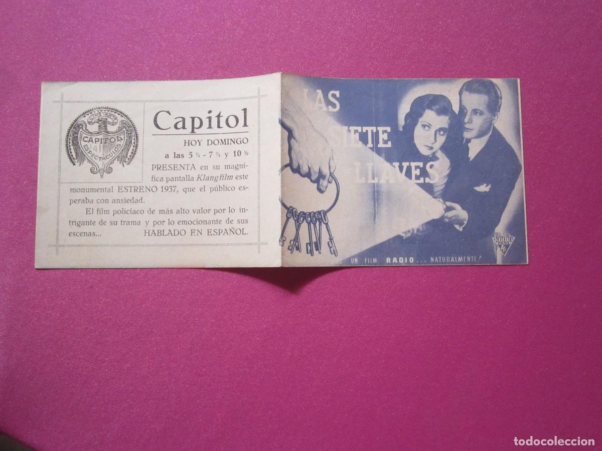 Cine: LAS SIETE LLAVES PROGRAMA DE CINE DOBLE C2 NUEVA - Foto 5