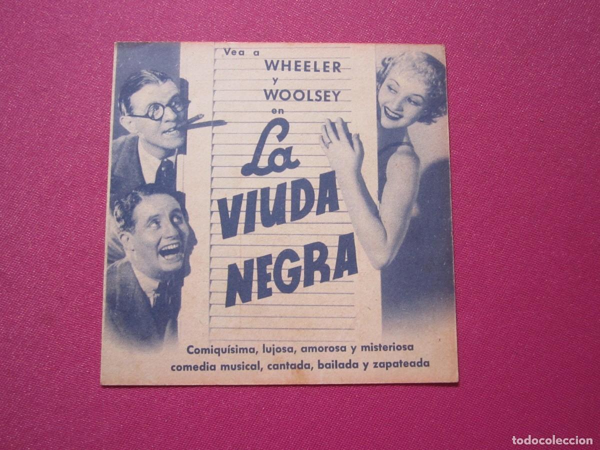 Cine: LA VIUDA NEGRA BETTY GRABLE PROGRAMA DE CINE DOBLE C2 NUEVA - Foto 3