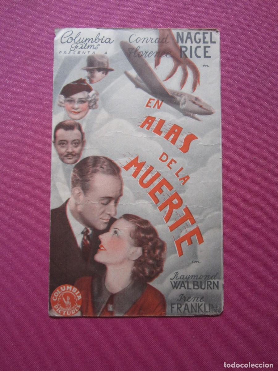 Cine: EN ALAS DE LA MUERTE PROGRAMA DE CINE DOBLE C2 NUEVA - Foto 1