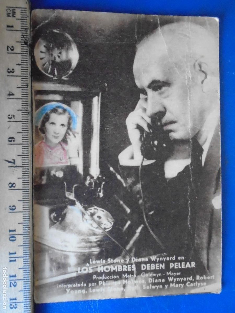Cine: (PG-191011)PROGRAMA LOS HOMBRES DEBEN PELEAR - LEWIS STONE - Foto 1