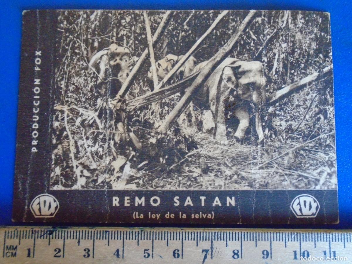 Cine: (PG-191000)PROGRAMA REMO SATAN(LA LEY DE LA SELVA) - CINEMA MODERN 1935 - Foto 1