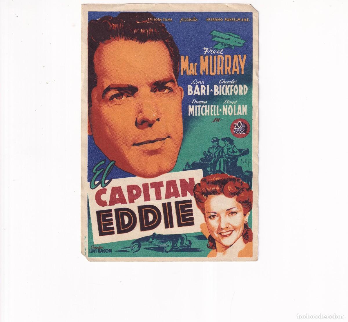 Cine: EL CAPITAN EDDIE .- FRED Mac MURRAY - Foto 1