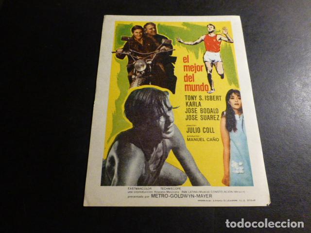 Cine: EL MEJOR DEL MUNDO PROGRAMA DE MANO SIN PUBLICIDAD - Foto 1