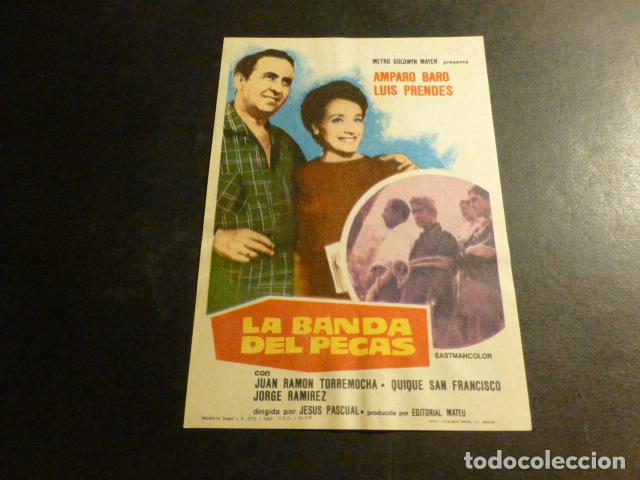 Cine: LA BANDA DEL PECAS PROGRAMA DE MANO SIN PUBLICIDAD - Foto 1