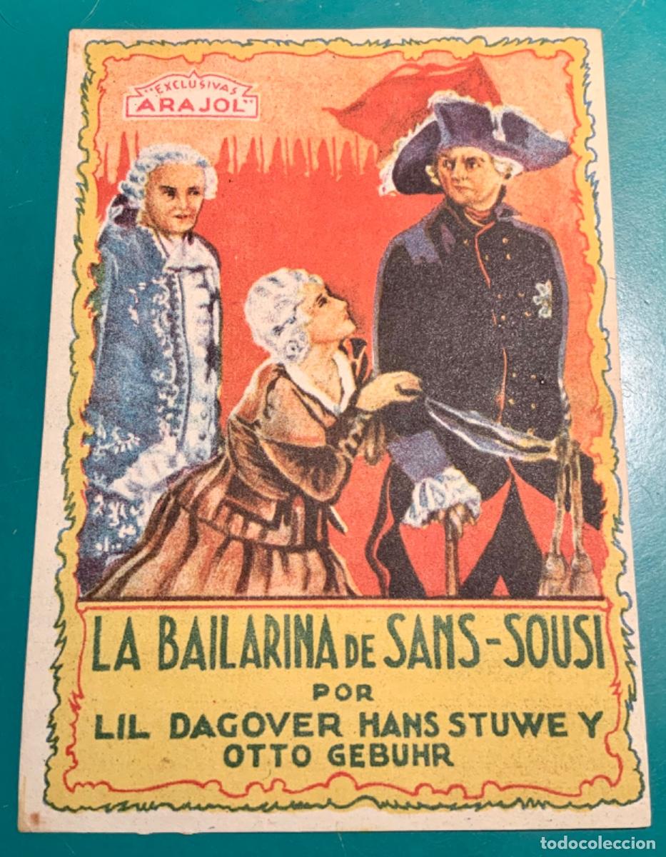  Flyers Publicitaires de films Anciens: PROGRAMA CINE LA BAILARINA DE SANS-SOUSI LIL DAGOVER,SIN PUBLICIDAD A&Ntilde;O 1932