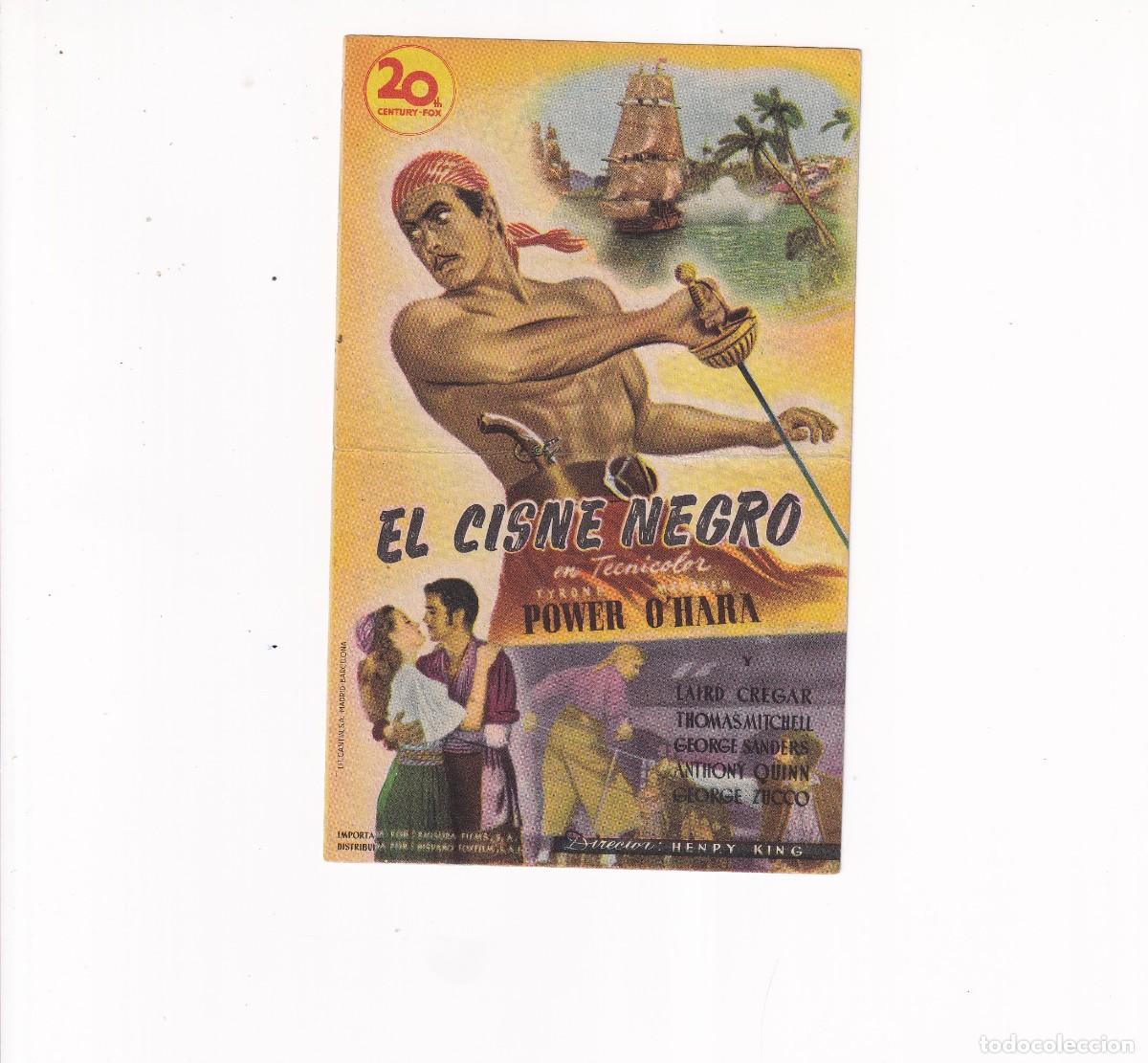 Cine: EL CISNE NEGRO .- TYRONE POWER - Foto 1