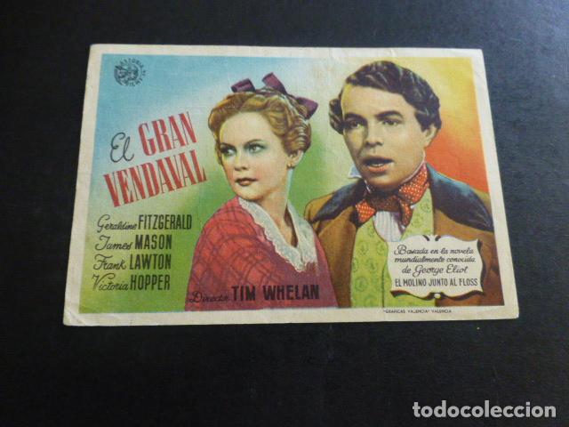 Cine: EL GRAN VENDAVAL PROGRAMA DE CINE CON PUBLICIDAD CINE CAPITOL - Foto 1