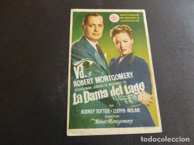 Cine: LA DAMA DEL LAGO PROGRAMA DE CINE CON PUBLICIDAD GRAN TEATRO - Foto 1