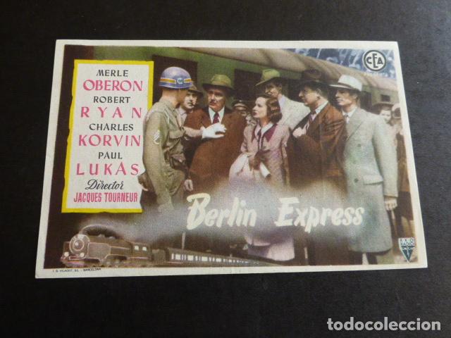 Cine: BERLIN EXPRESS PROGRAMA DE CINE CON PUBLICIDAD CINE CERVANTES - Foto 1
