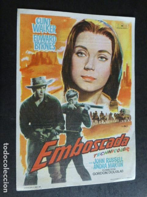 Cine: EMBOSCADA PROGRAMA DE CINE CON PUBLICIDAD CINE ATENEO MOLLET - Foto 1