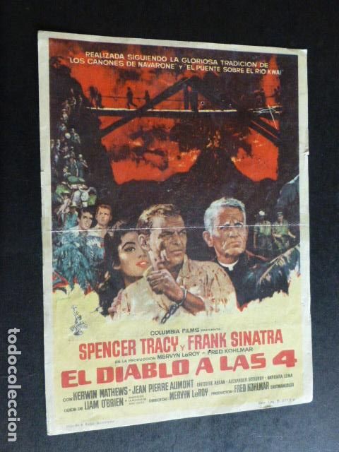 Cine: EL DIABLO A LAS 4 PROGRAMA DE CINE CON PUBLICIDAD CINE AVENIDA - Foto 1
