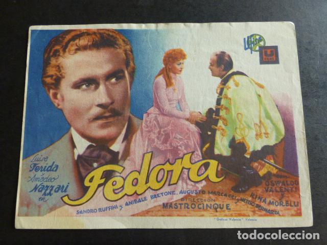 Cine: FEDORA PROGRAMA DE CINE CON PUBLICIDAD CINE ALAMEDA SANTANDER - Foto 1