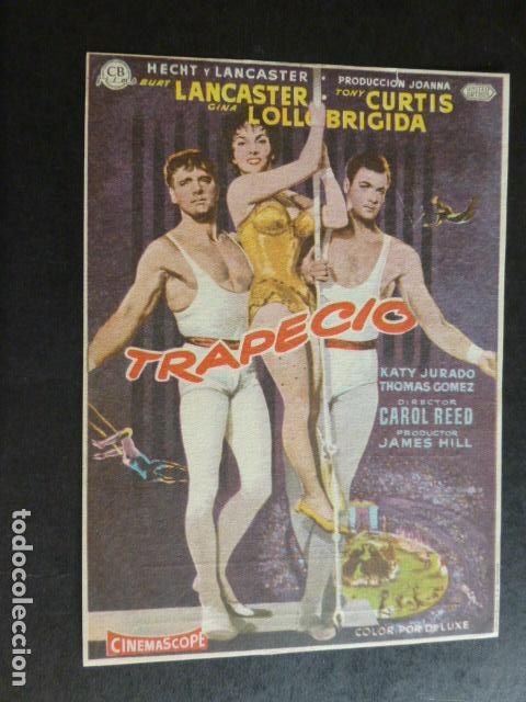 Cine: TRAPECIO PROGRAMA DE CINE CON PUBLICIDAD CINEMA DAIMIEL - Foto 1