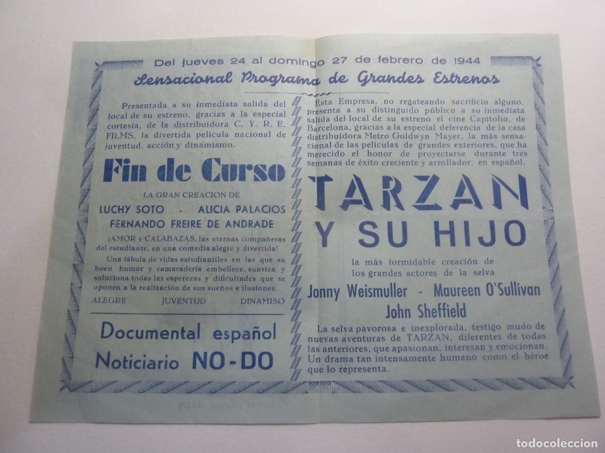 Cine: PROGRAMA DOBLE LOCAL TARZAN Y SU HIJO 1944 - Foto 2