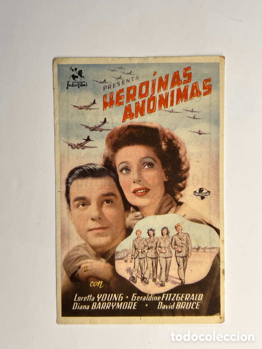 Cinema: CASTELL&Oacute;N CINE CAPITOL. HERO&Iacute;NAS AN&Oacute;NIMAS, con Loreta Young , David Bruce&hellip; (a.1946)