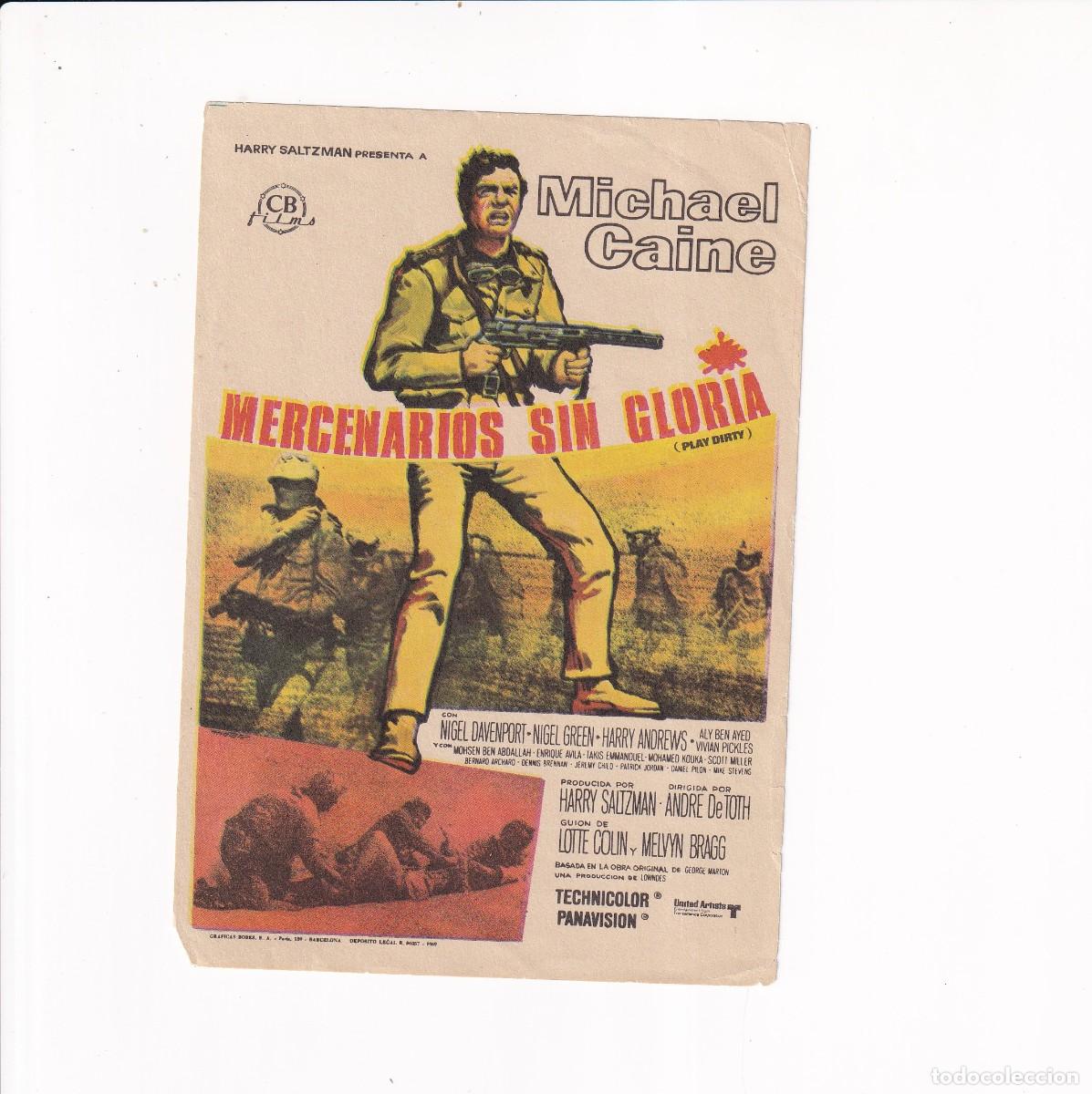 Cine: MERCENARIOS SIN GLORIA .- MICHAEL CAINE - Foto 1