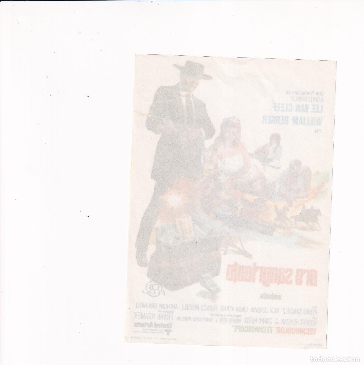 Cine: ORO SANGRIENTO .- LEE VAN CLEEF Y WILLIAM BERGER - Foto 2