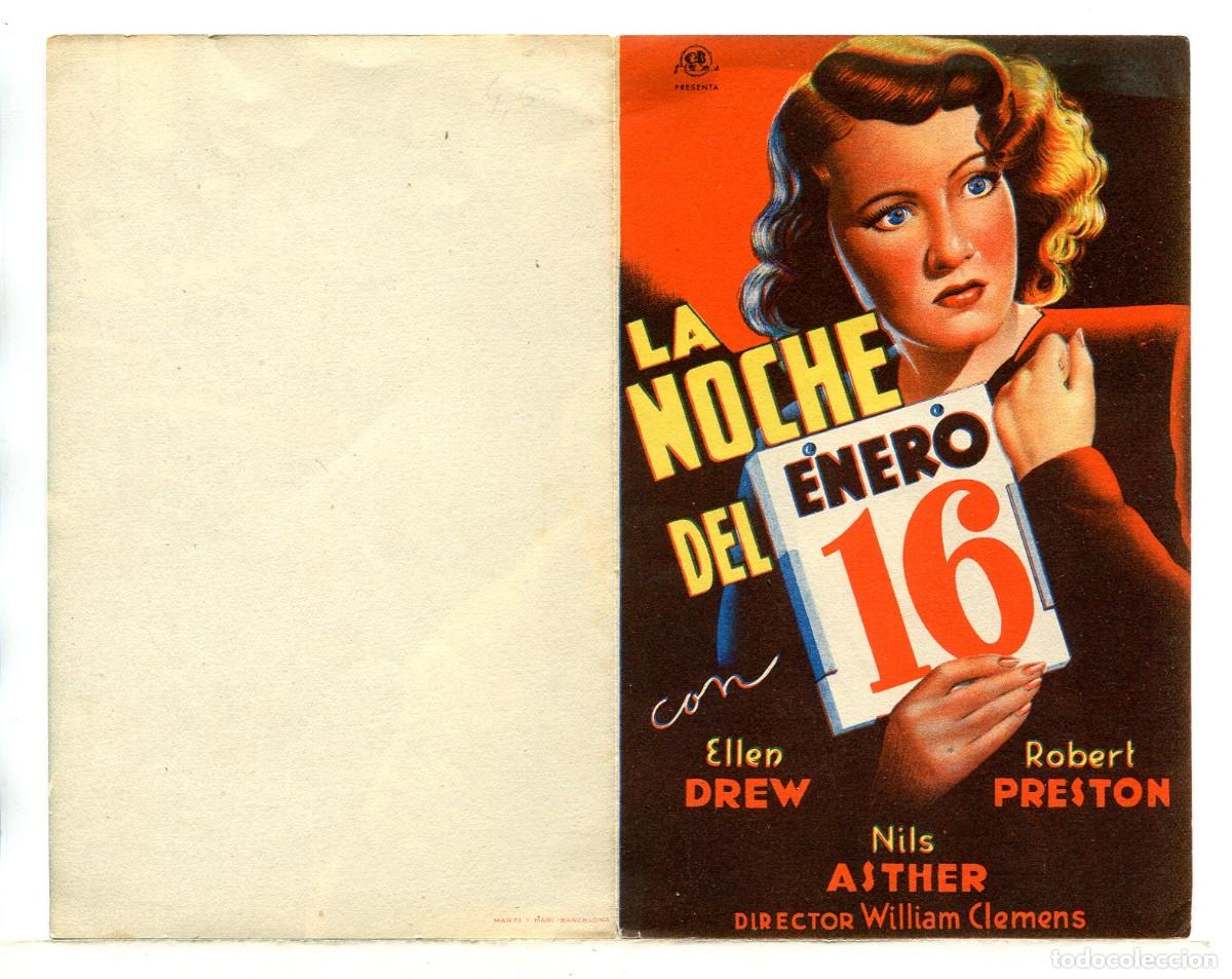 Cine: LA NOCHE DEL ENERO 16, con Robert Preston. - Foto 1