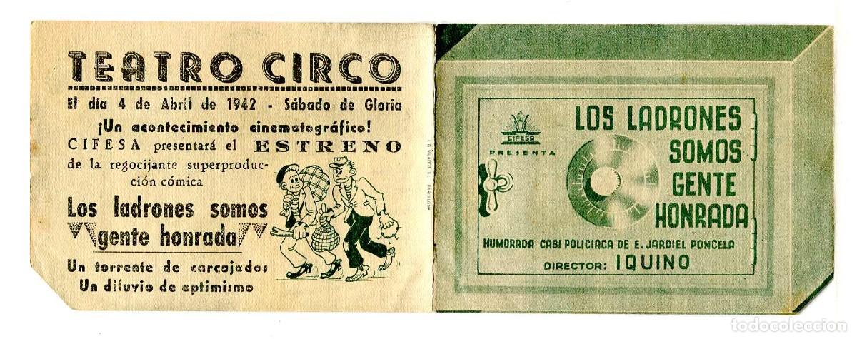 Cine: LOS LADRONES SOMOS GENTE HONRADA, con Amparito Rivelles. - Foto 1