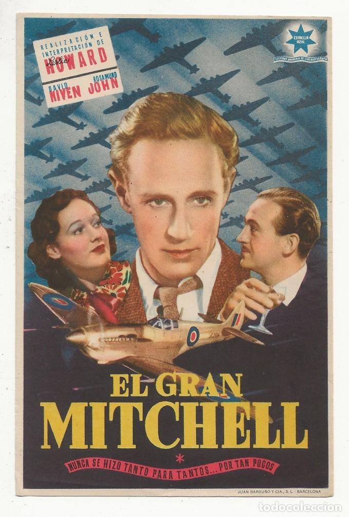 Cine: PROGRAMA DE CINE - EL GRAN MITCHELL - FORMATO GRANDE - 160 X 106 MM. - Foto 1