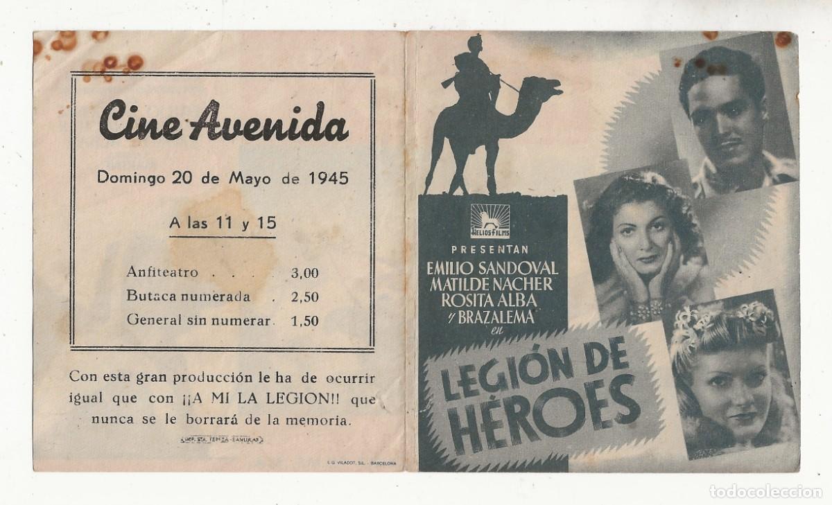 Cine: LEGION DE HEROES - PROGRAMA DE CINE DOBLE - Foto 1