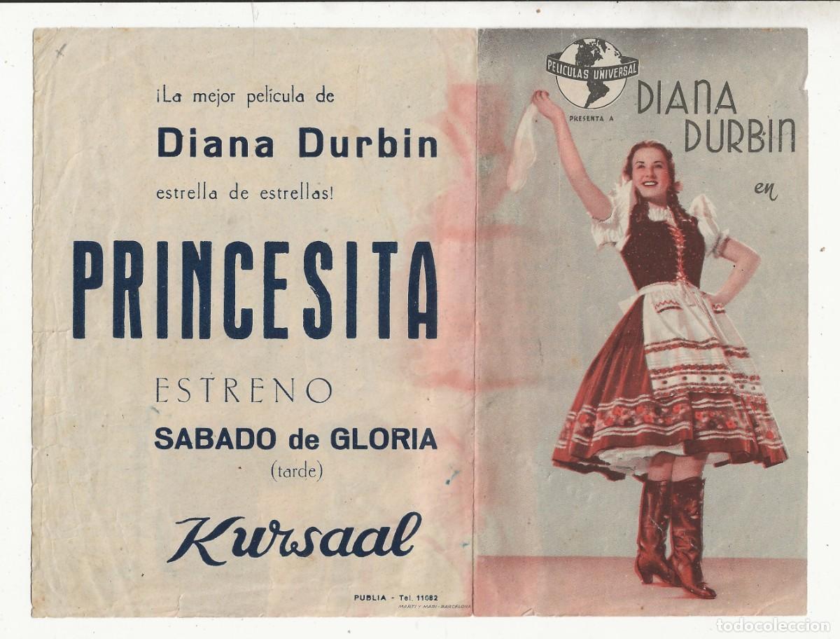 Cine: PRINCESITA - PROGRAMA DOBLE - DIANA DURBIN, ROBERT CUMMINGS - Foto 1